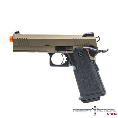 Oferta Gm Tan Slide With Black Frame Gas Blow Back Pistol By Jag