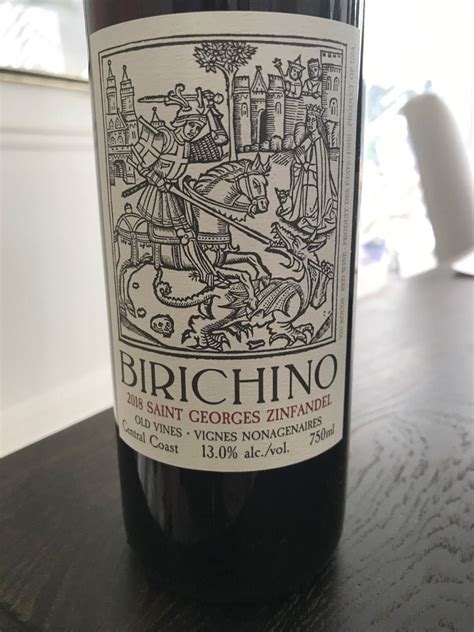 2018 Birichino Zinfandel Saint Georges Old Vines Usa California