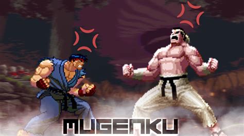 Angry Ryu Vs Daemon Goro Street Fighter Mugen Multiverse Youtube