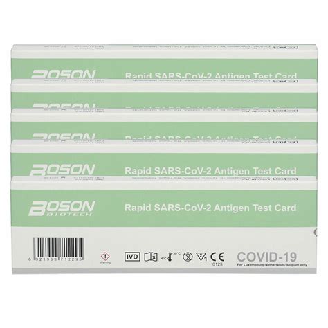 BOSON BIOTECH Rapid SARS CoV 2 Antigen Test 5 Pack 5 St Shop Apotheke At