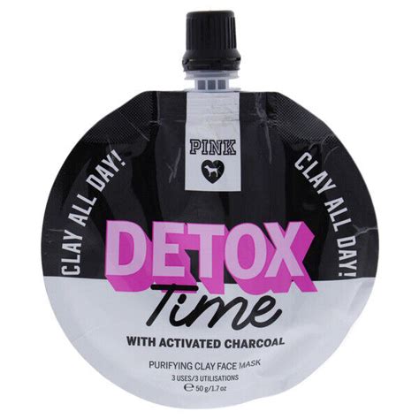 2 Victorias Secret Pink Detox Time Activated Charcoal Clay Face Mask 17oz New Ebay