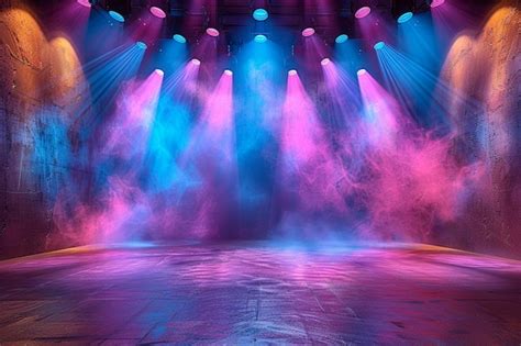 premium photo performance stage hd  wallpaper stock photographic image