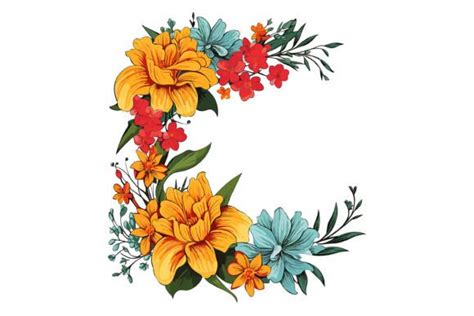 Flower Frame Clipart Graphic By Illustrately · Creative Fabrica