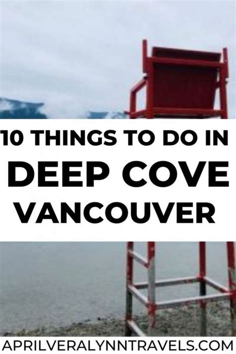 10 Things To Do In Deep Cove Vancouver April Vera Lynn Travels