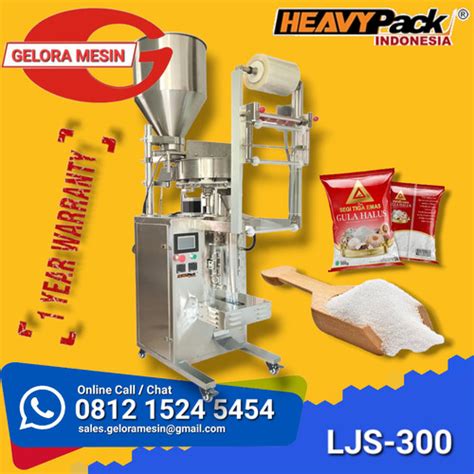 Jual Mesin Packing Kemasan Sachet Otomatis Granule Bubuk Ljs