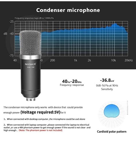 Neewer Nw Professional Studio Broadcasting Recording Condenser