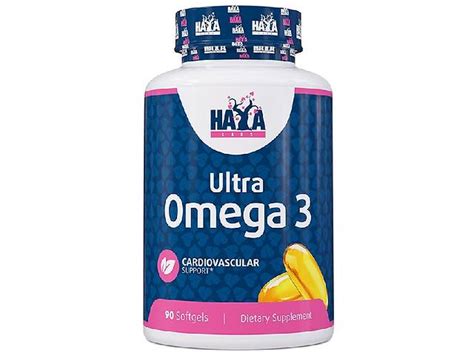 Омега 3 Haya Labs Ultra Omega 3 90 Softgels - Жиросжигатели для ...