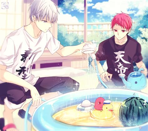 Akashi Seijuurou And Mayuzumi Chihiro Kuroko No Basuke Drawn By Kame