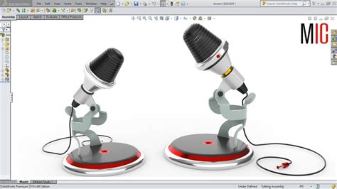 Solidworks Basic Stunning Microphone Modeling Solidworks Part