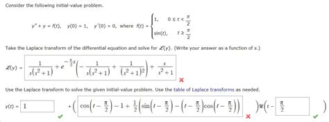 Solved Consider The Following Initial Value Problem Y Y Chegg