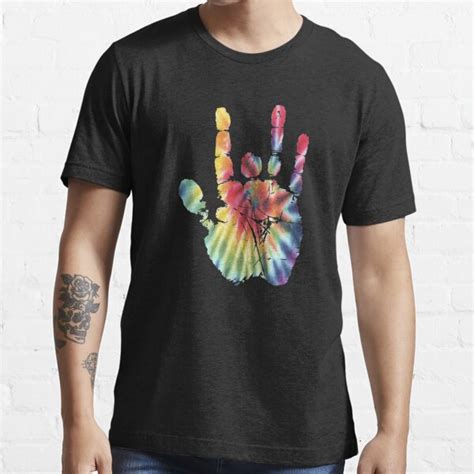 Tie Dye Jerry Garcia Hand T Shirt For Sale By Saclexus Redbubble