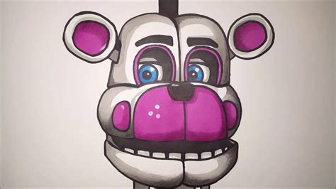 How To Draw Funtime Freddy From Sister Location Step By Step Youtube