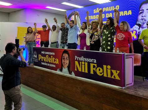 Nil Félix lança pré candidatura a prefeita de Taboão da Serra pelo Psol