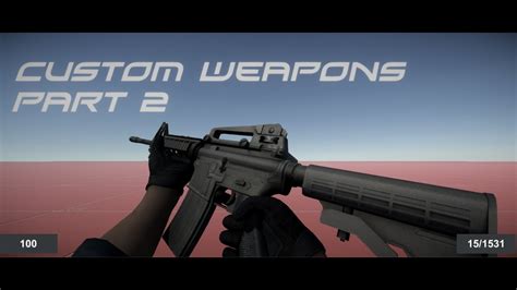 Unity 3d Tutorial Make A Fps Custom Weapons Part 2 Youtube