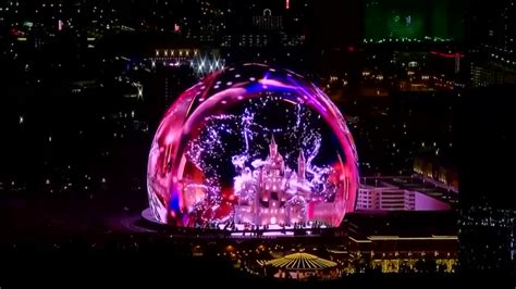 Video Futuristic Sphere Makes Spectacular Las Vegas Debut