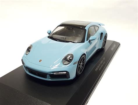 Minichamps Porsche Turbo S Year Gulf Blue Not Autoart