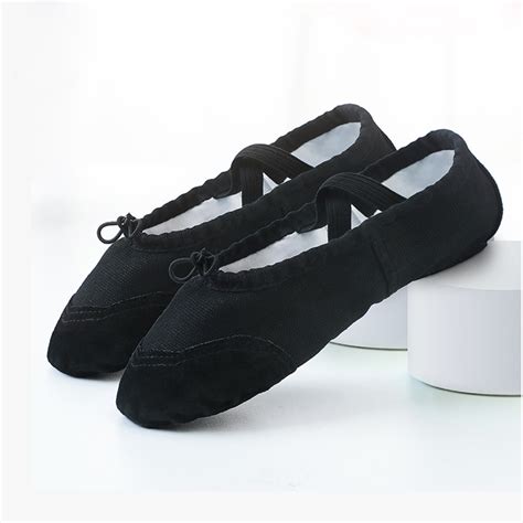 Ripley ZAPATILLAS DE BALLET DAYDANCE MEDIA PUNTA LONA NEGRO