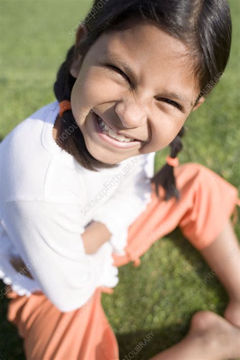 Happy Girl Stock Image F001 1871 Science Photo Library