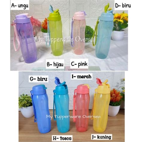 Tupperware Extreme Xtreme X Treme Eco Bottle With Straw 750ml Botol