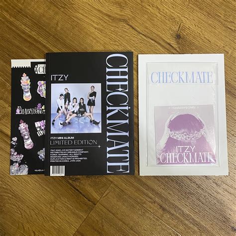 Wts Itzy Checkmate Limited Edition Album Unsealed Inclusions Hobbies