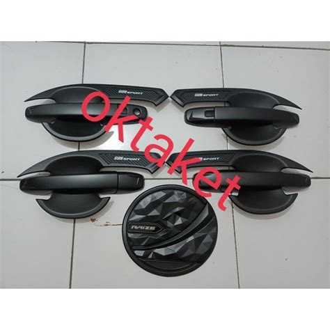 Jual Paket Outer Handle Tank Cover Raize Rocky Gr Sport Hitam