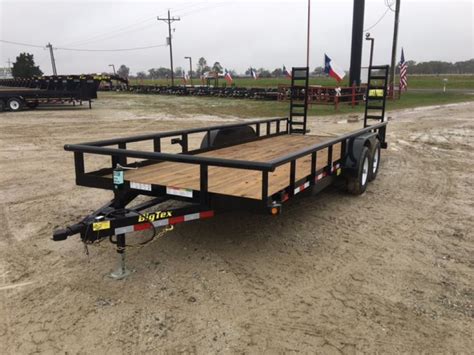 Big Tex Pi X Pro Series Tandem Axle Pipe Top Utility Trailer