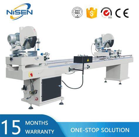 UPVC PVC Window Machine Double Head Cutting Saw Machine ISO CE China