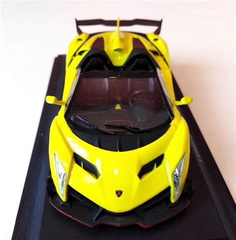 1 43 Lamborghini Veneno Roadster 2013 Yellow Hobbies Toys