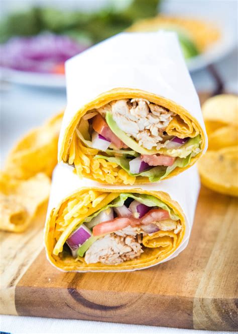 Bbq Chicken Wrap Dinners Dishes And Desserts