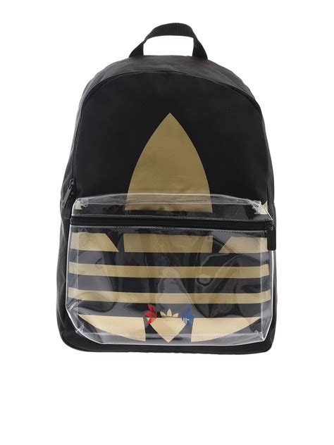 Backpacks Adidas Originals Trefoil Backpack In Black Ft8913