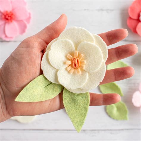 Felt Flower Template