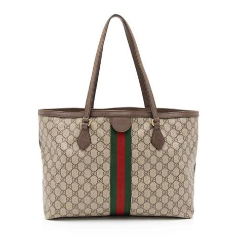 Gucci GG Supreme Ophidia Medium Shopping Tote