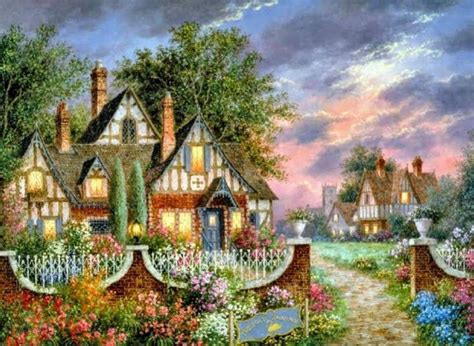 A Pieces Jigsaw Puzzle From Jigidi Puzzle Art Countryside House