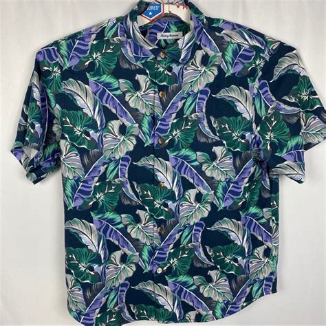 Tommy Bahama Shirts Tommy Bahama Lets Be Fronds Floral Hawaiian Shirt Poshmark