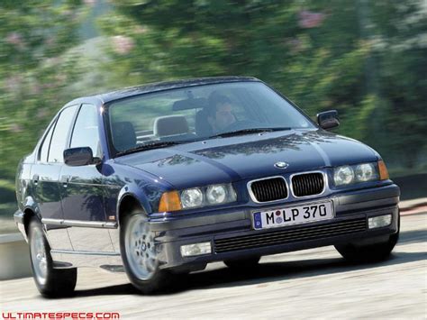 Fiche Technique BMW E36 3 Series Sedan 325 Tds