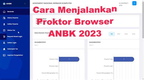 Cara Menjalankan Dan Login Proktor Browser Anbk Youtube