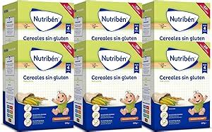 Nutribén Papilla de Cereales Sin Gluten 3600g Sin Aceite de Palma ni