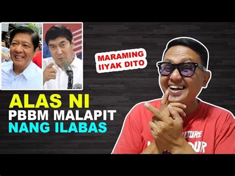 ALAS NI PBBM MALAPIT NG ILABAS TULFO BIGLANG NAG IBA ANG TONO YouTube