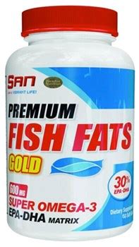 SAN Premium Fish Fats Gold (60капс) купить в Москве по цене 540 руб.