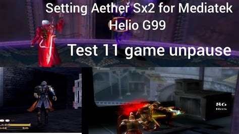 Test Game Ps Setting Aether Sx On Mediatek Helio G Youtube