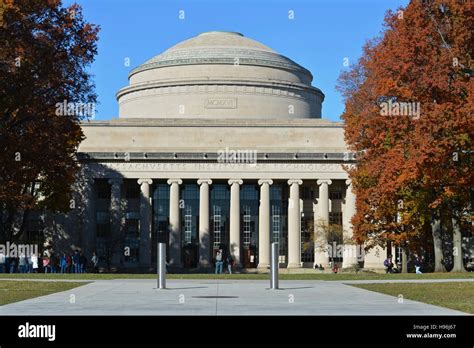 Massachusetts Institute Of Technology Mit In Cambridge Massachusetts Next To Boston And