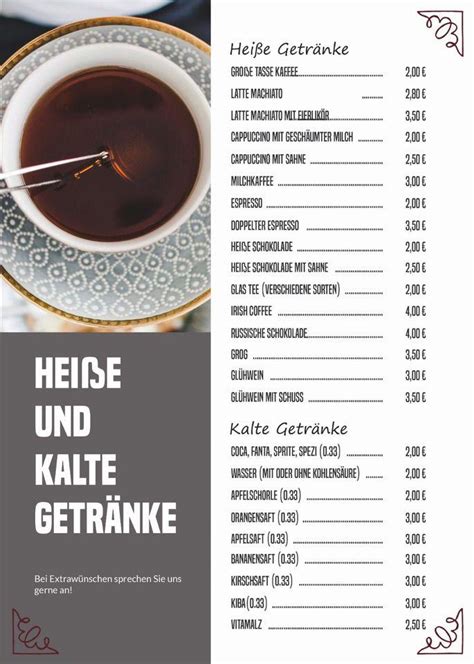 Speisekarte von Café Mirella cafe Salzgitter