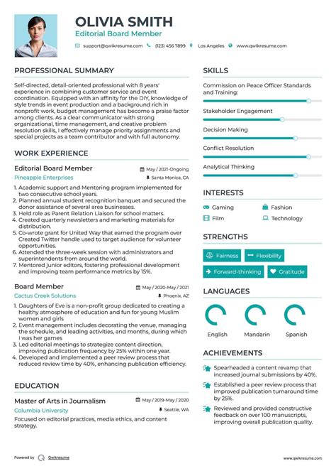 10+ Board Member Resume Samples & Templates for 2025