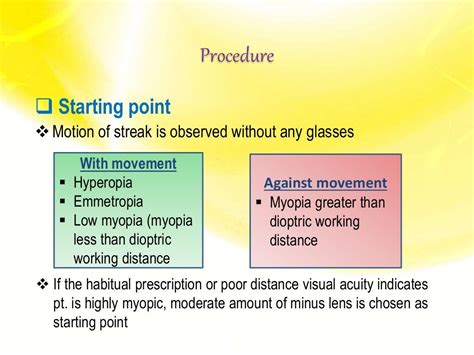 Retinoscopy Objective Refraction Retinoscopy Of Eye Principle