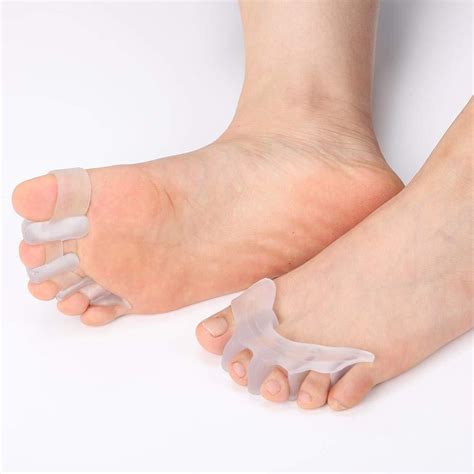 Silicone Toe Separators Straightener Toe Spacers For Overlapping