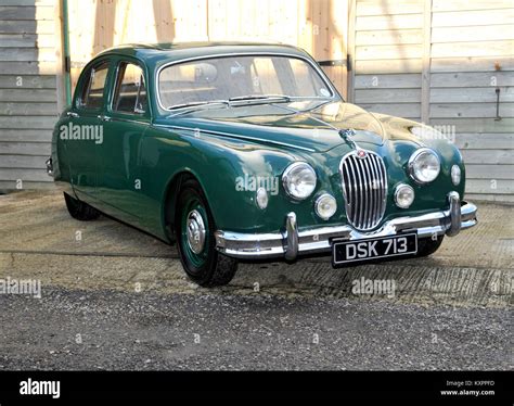 1956 Jaguar Mk1 Classic British Saloon Car Stock Photo Alamy