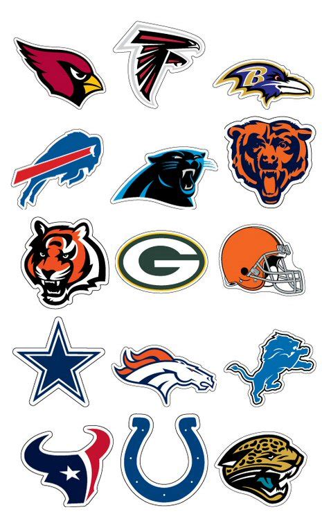 Buy Nfl Team Logo Vending Machine Stickers Vending Machine Supplies