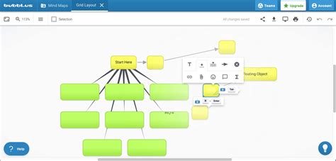 Bubble.us Mind Map: Brainstorm Mind Mapping Steps Online