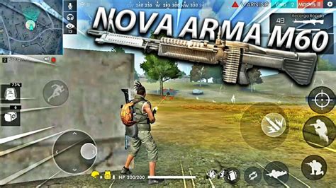 Testando Nova Arma M Free Fire Gameplay Da Nova Arma M Free Fire