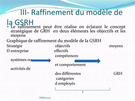 La Gestion Strategique Des Ressources Humaines Expose Ppt